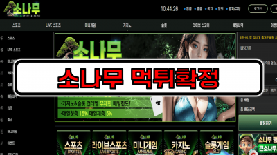 [먹튀리스트] 소나무 먹튀확정
