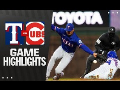 시카고컵스 VS 텍사스 경기 하이라이트 (2025년 4월 8일) | MLB 하이라이트
