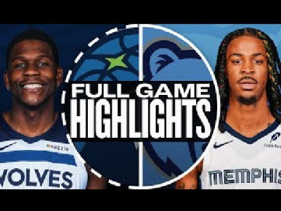 멤피스 그리즐리스 VS 미네소타 팀버울브스 경기 요약: 팀버울브스 141, 그리즐리스 125