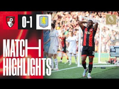 AFC 본머스 VS 애스턴 빌라 FC | 체리스, 논란의 빌라 패배에서 후반 동점골 허용 HIGHLIGHTS