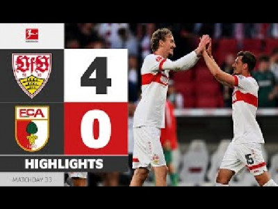 VfB 슈투트가르트 VS FC 아우크스부르크 | Highlights | Matchday 33 – Bundesliga 24/25
